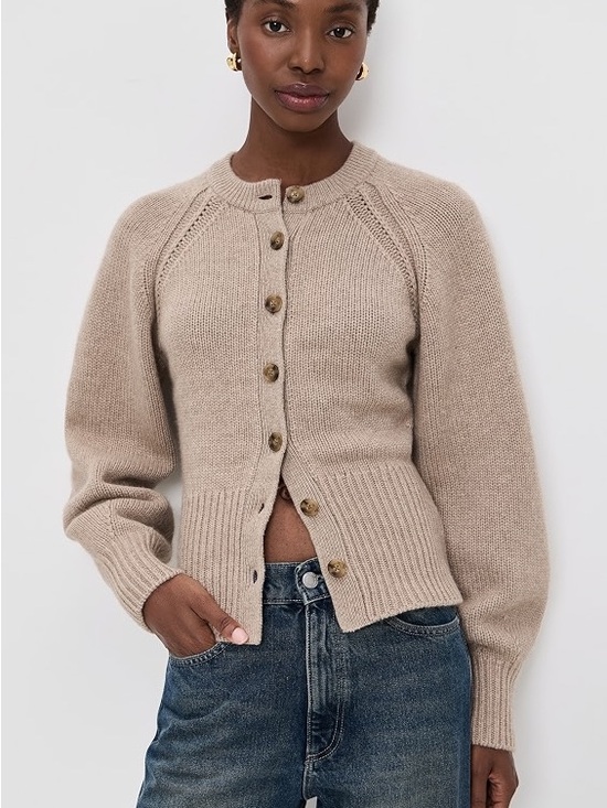 Guest In Residence Sweaters - Guest in Residence Sculpted Cashmere Cardigan